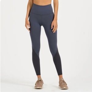 Vuori Navy Studio High-Waisted Leggings